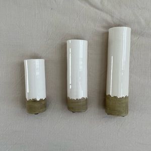 Magnolia Cylinder Vases